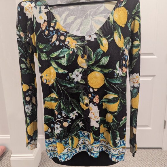 Boston Proper Bright Colorful Cardigan XXS - Picture 4 of 7